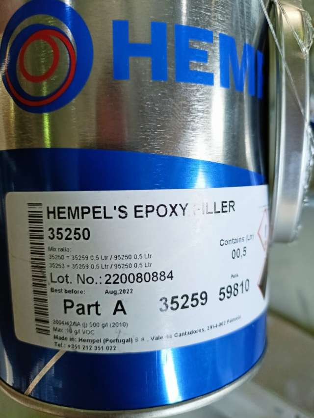 Hempel эпоксидная шпатлёвка комплект А+В 1л